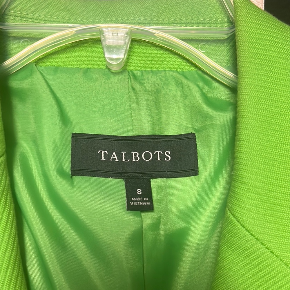 Women’s green blazer